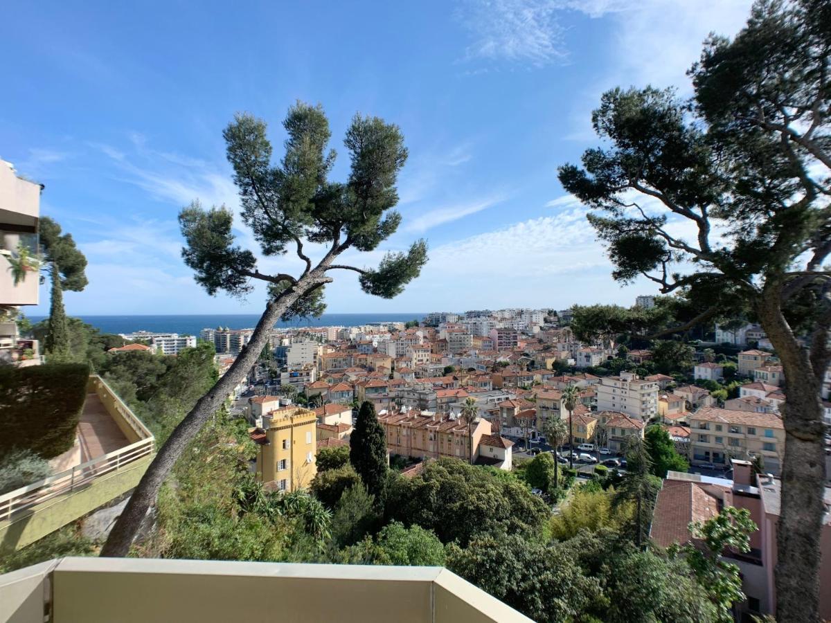 Apartament Nice, Grand Studio - Piscine - Terrasse Vue Mer Zewnętrze zdjęcie