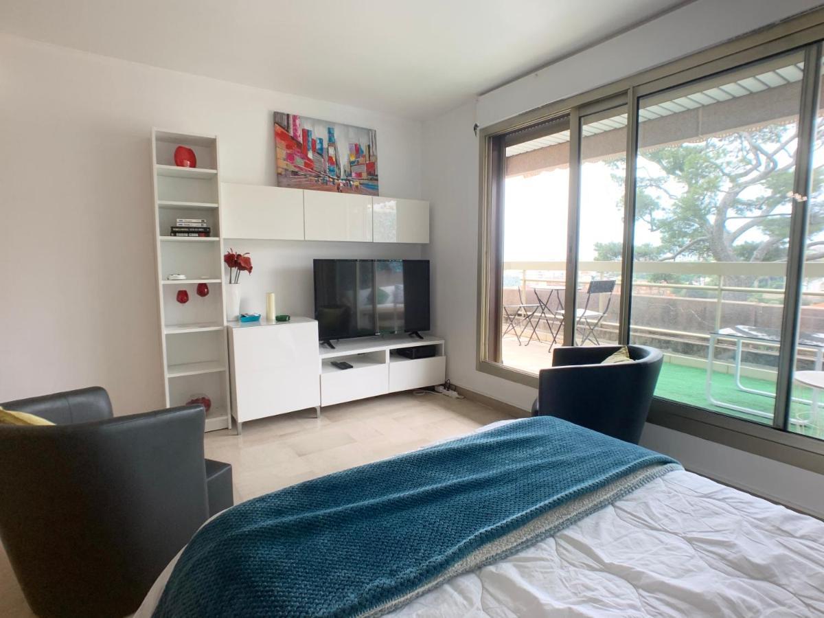 Apartament Nice, Grand Studio - Piscine - Terrasse Vue Mer Zewnętrze zdjęcie